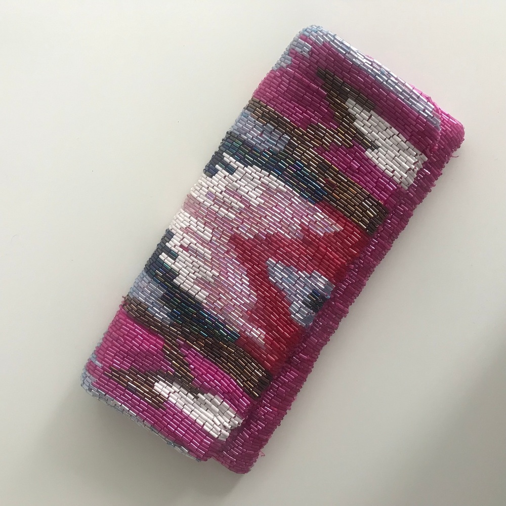 Vintage beaded clutch